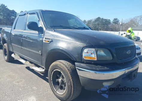 2002 Ford F-150 Lariat/Xlt из США, поврежденный, VIN 1FTRW08L32KD89177